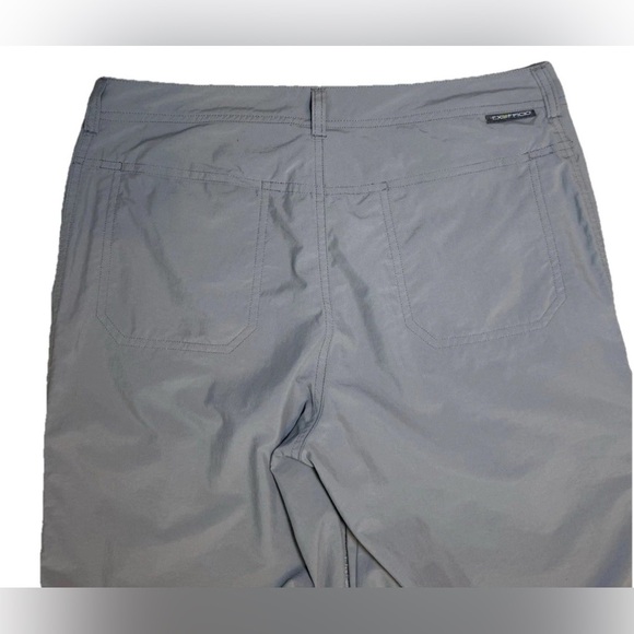 Exofficio Pants Womens 4 Gray Roll Up Capri Gorpcore Hiking Camping Performance - Picture 6 of 10